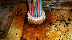Connectors for Harsh environments - Corrosion and rust around electrical wiring